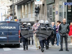 Сърбия - контрапротест