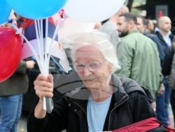 Сърбия - протест в защита на правителството