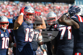 APTOPIX Panthers Patriots Football