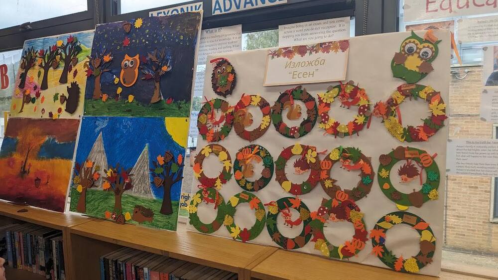 Есента бе тема в последните творчески занятия на възпитаниците на Българското училище „Родна реч“ в Лестър, Великобритания