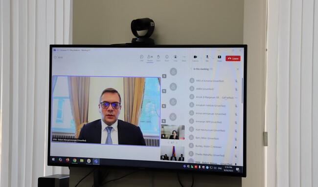 АРМЕНПРЕС: Армения и САЩ започнаха преговори за сътрудничество в областта на използването на ядрената енергия за мирни цели