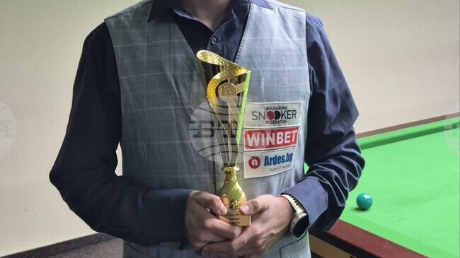 Виктор Илиев с нов успех в български турнир по снукър в Пловдив