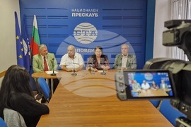 Национален пресклуб на БТА Пловдив - математическа гимназия - годишнина - пресконференция