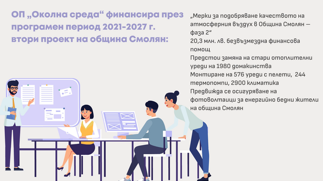 Проект „Мерки за подобряване качеството на атмосферния въздух в община Смолян“
