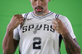 Spurs Media Day Basketball