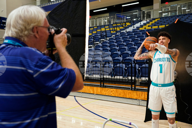 Hornets Media Day Basketball