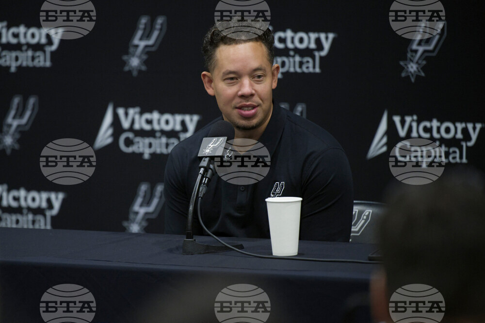 Spurs Media Day Basketball