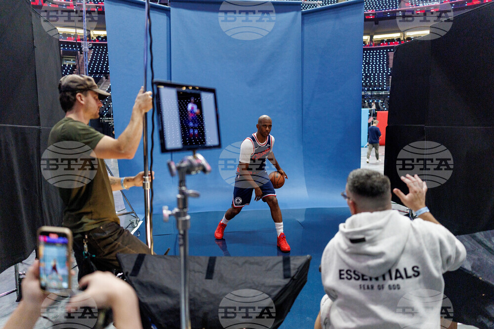 Clippers Media Day Basketball