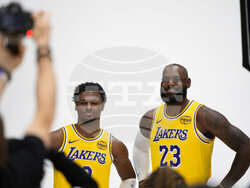 Lakers Media Day Basketball