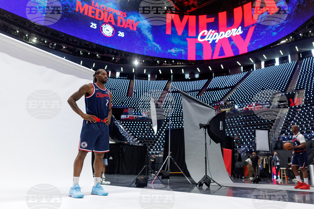 Clippers Media Day Basketball