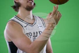 Spurs Media Day Basketball