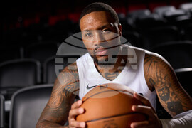 Trail Blazers Media Day Basketball