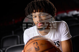 Trail Blazers Media Day Basketball