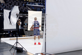 Clippers Media Day Basketball