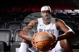 Trail Blazers Media Day Basketball