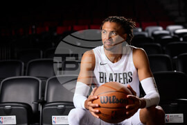 Trail Blazers Media Day Basketball