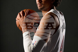 Trail Blazers Media Day Basketball