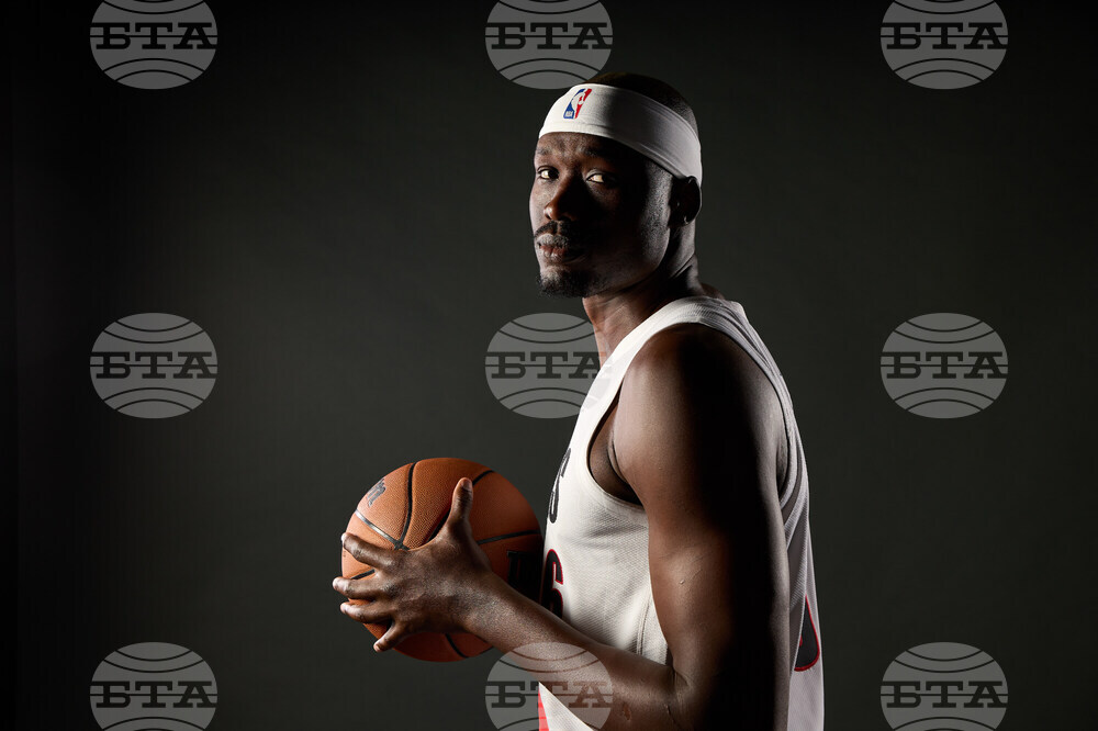 Trail Blazers Media Day Basketball