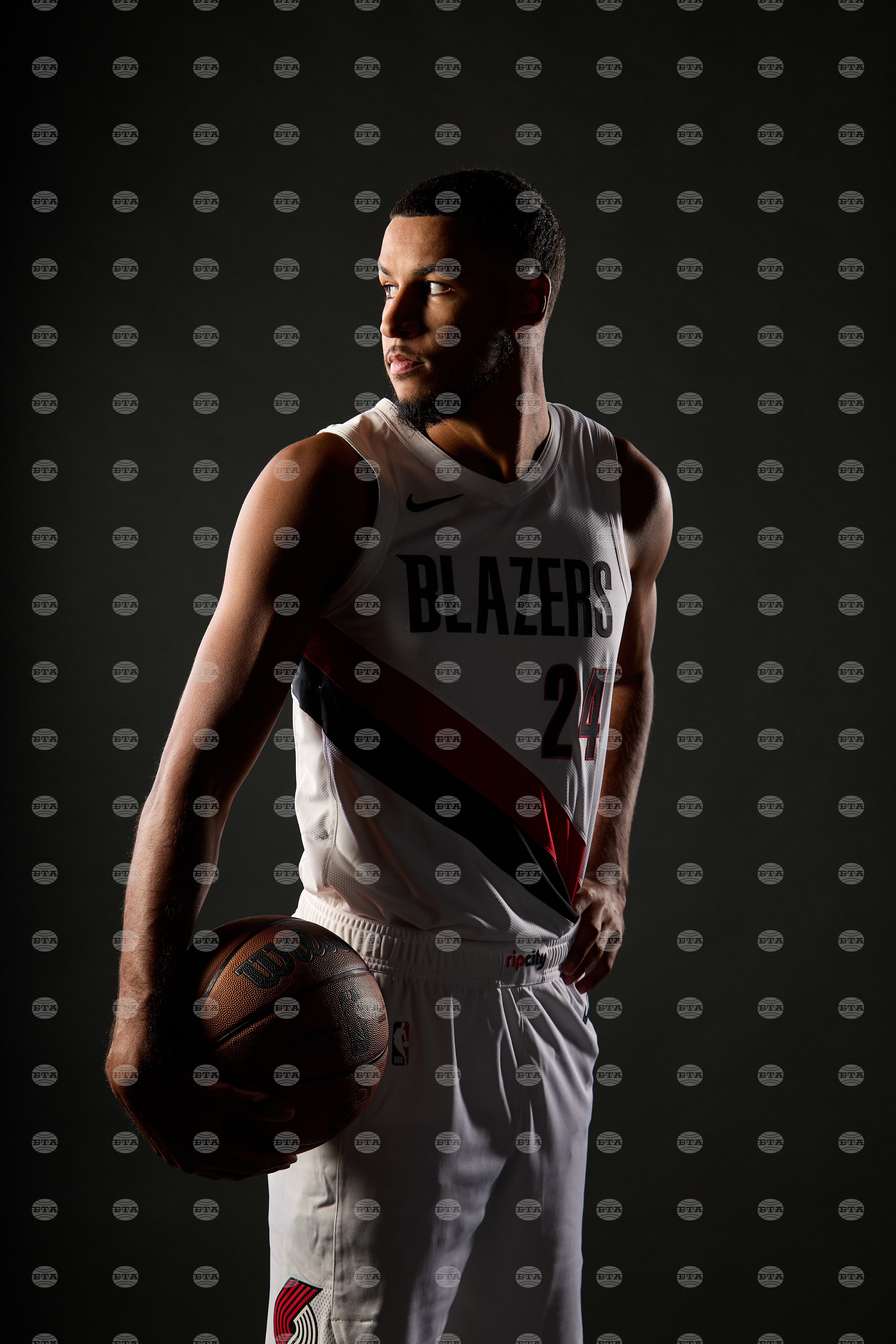 Trail Blazers Media Day Basketball