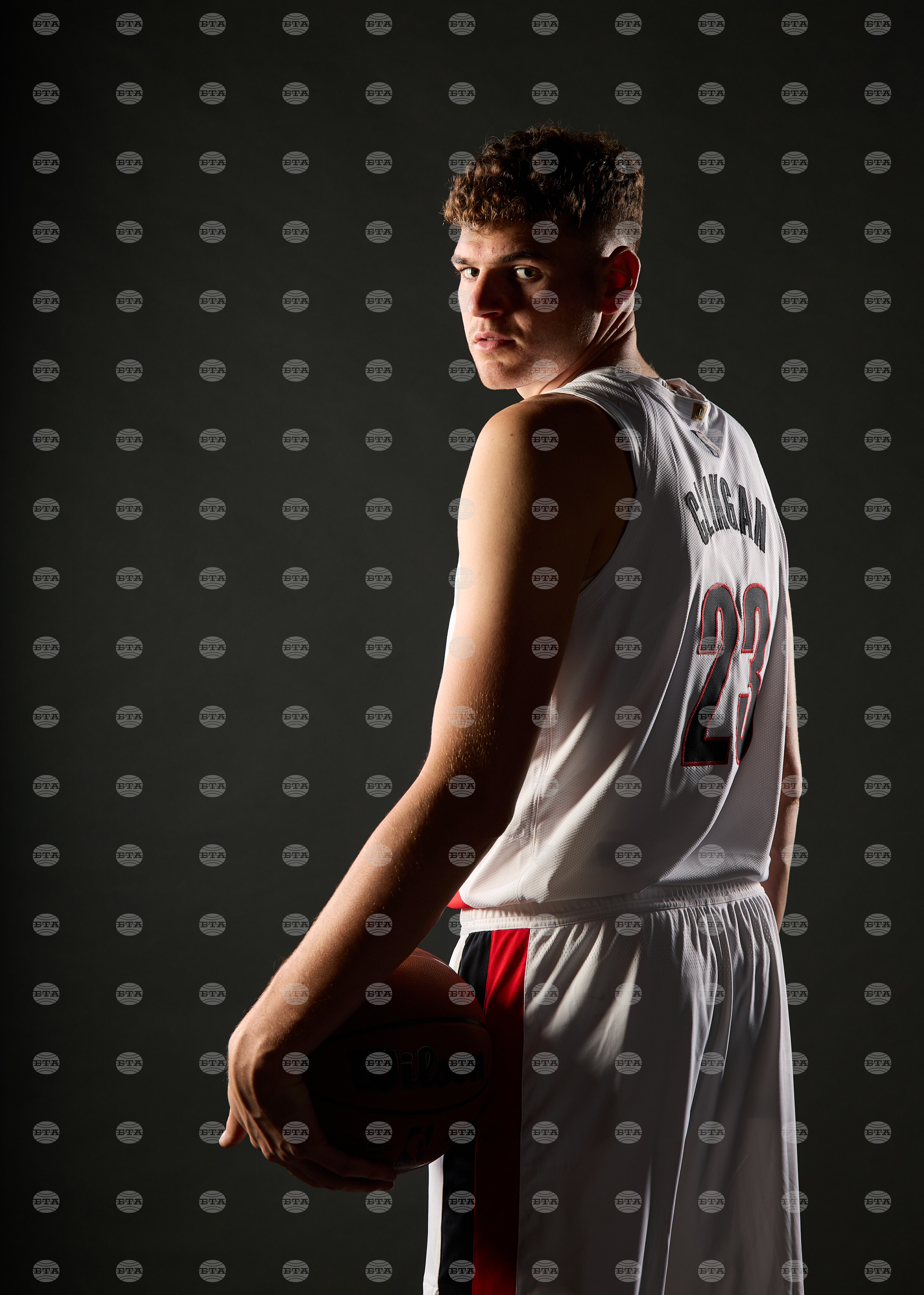 Trail Blazers Media Day Basketball