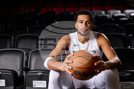 Trail Blazers Media Day Basketball