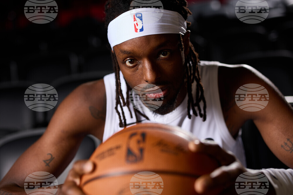 Trail Blazers Media Day Basketball