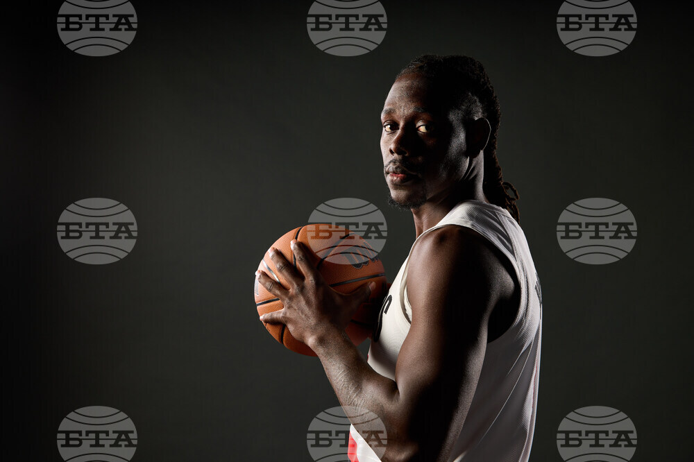 Trail Blazers Media Day Basketball