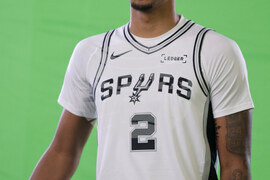 Spurs Media Day Basketball