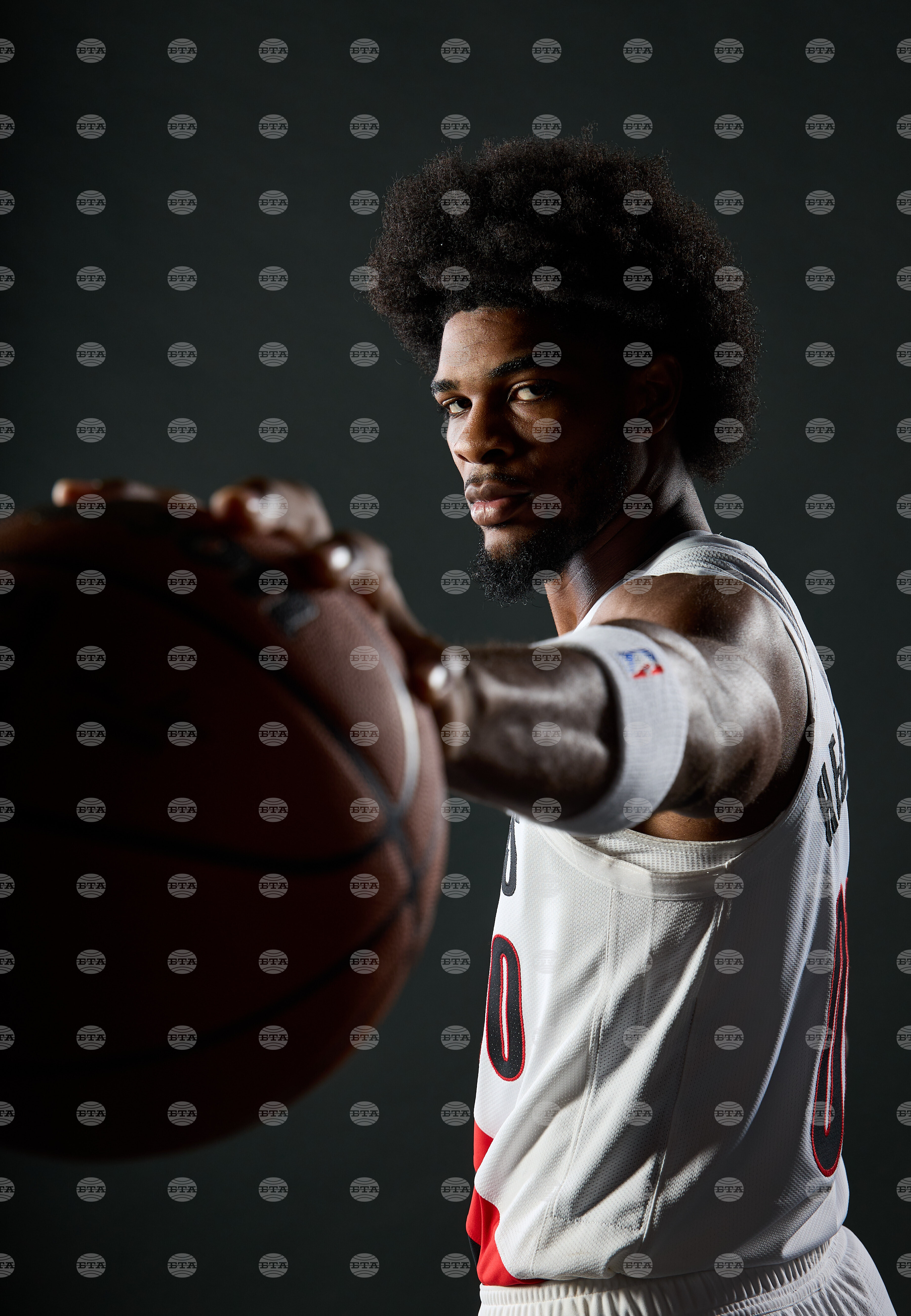 Trail Blazers Media Day Basketball