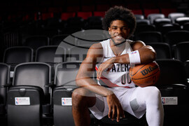 Trail Blazers Media Day Basketball