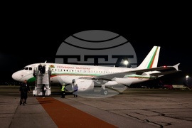 Airbus A319 - посрещне на националния отбор по волейбол за мъже