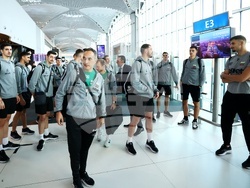 Турция - национален отбор по волейбол - посрещане