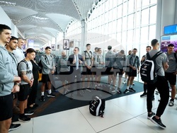 Турция - национален отбор по волейбол - посрещане