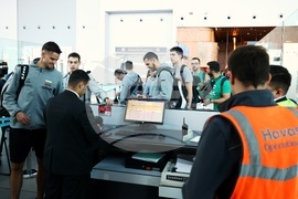 Турция - национален отбор по волейбол - посрещане