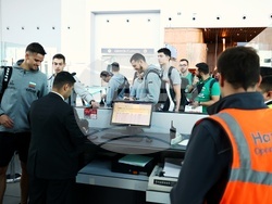 Турция - национален отбор по волейбол - посрещане