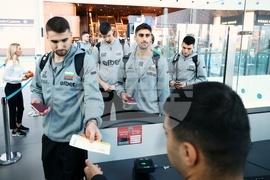 Турция - национален отбор по волейбол - посрещане