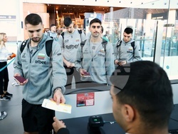 Турция - национален отбор по волейбол - посрещане