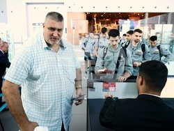 Турция - национален отбор по волейбол - посрещане