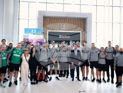 Турция - национален отбор по волейбол - посрещане