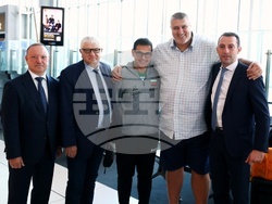 Турция - национален отбор по волейбол - посрещане