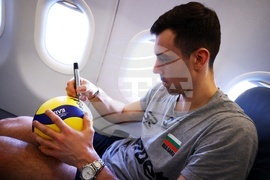 Турция - национален отбор по волейбол - посрещане