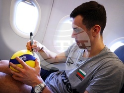 Турция - национален отбор по волейбол - посрещане