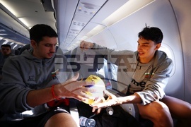 Турция - национален отбор по волейбол - посрещане