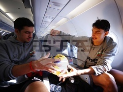 Турция - национален отбор по волейбол - посрещане