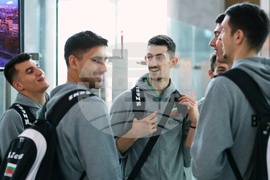 Турция - национален отбор по волейбол - посрещане