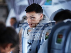 Турция - национален отбор по волейбол - посрещане