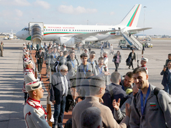 Национален отбор по волейбол - посрещане