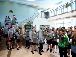 Национален отбор по волейбол - посрещане