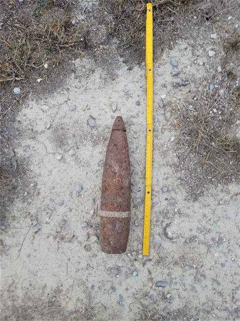 Военнослужещи от Сухопътните войски унищожиха невзривен боеприпас, открит в област Шумен