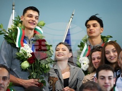 Национален отбор по волейбол - посрещане